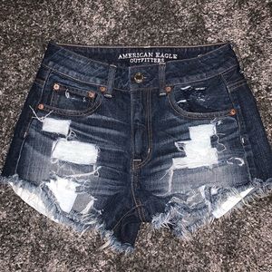 Distressed American Eagle shorts